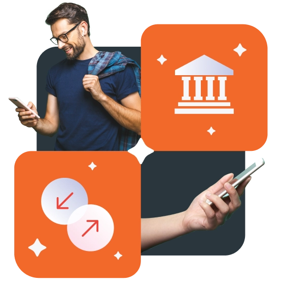 Hero image Human transfer money